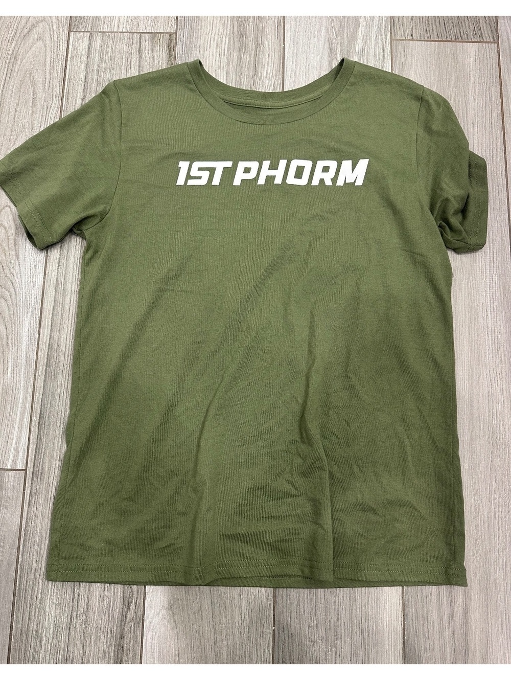 1st Phorm Olive Green Logo T-Shirt Medium